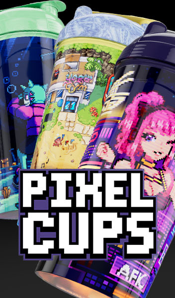 Pixel Cups Banner